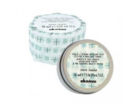 DAVINES More Inside Strong Molding Clay stiprios fiksacijos molis, 100ml